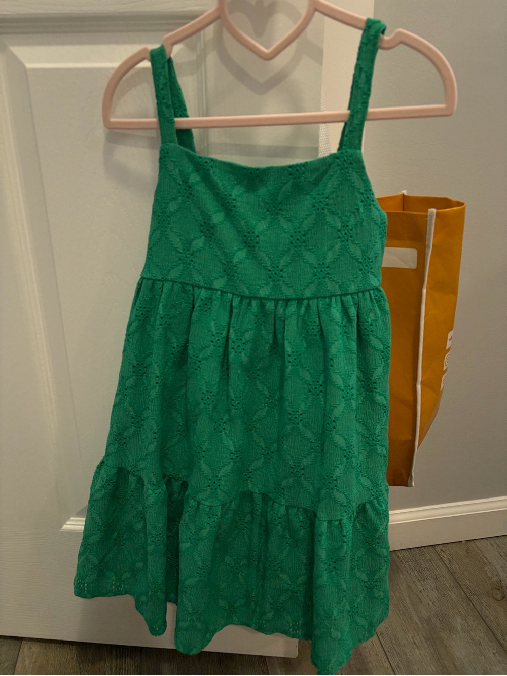 The Children's Place Green Eyelet Sundress
